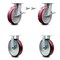 Service Caster 8 Inch Kingpinless Poly on Aluminum Caster Brakes/Swivel Locks 2 Rigid SCC, 2PK SCC-KP30S820-PAR-SLB-BSL-2-R-2 - alternate 4